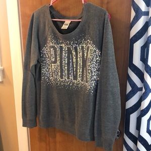 PINK light weight pull over